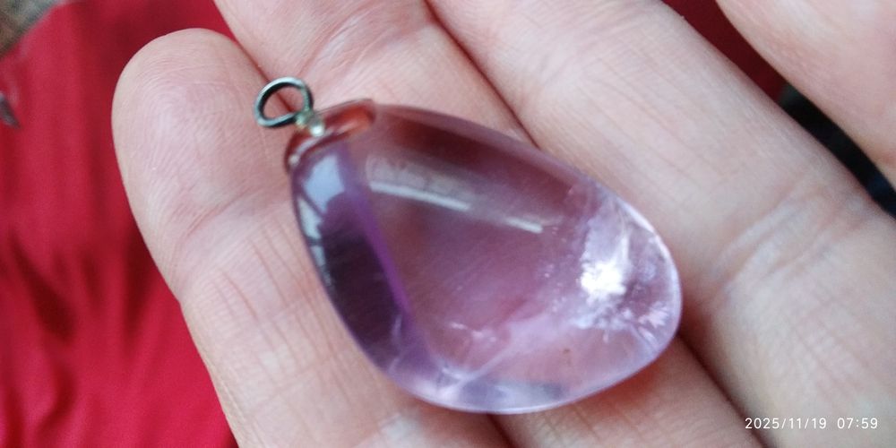 Аметист объемный кулон