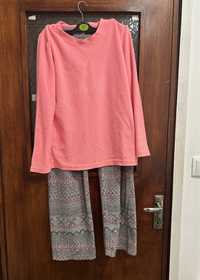 pijama cor de rosa XS/34