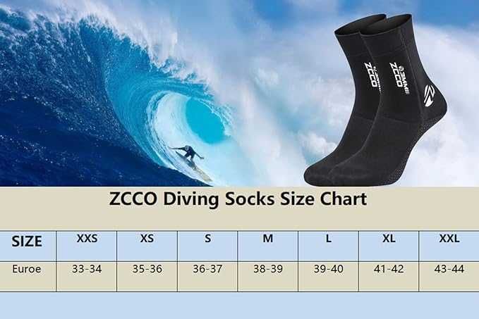 Buty Skarpeta neoprenowa nurkowanie morsowanie XS ZCCO