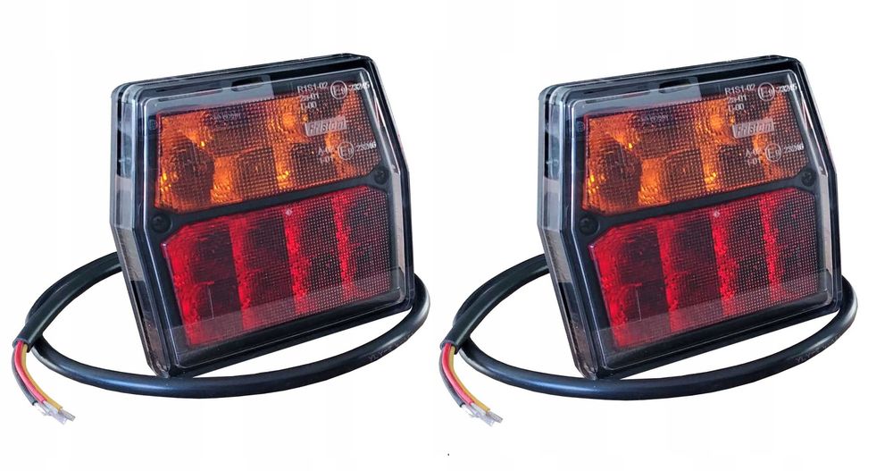 2x Lampa Tylna Uniwersalna Led PRZYCZEPA PRZYCZEPKA FT-222 3 FUNKCJE