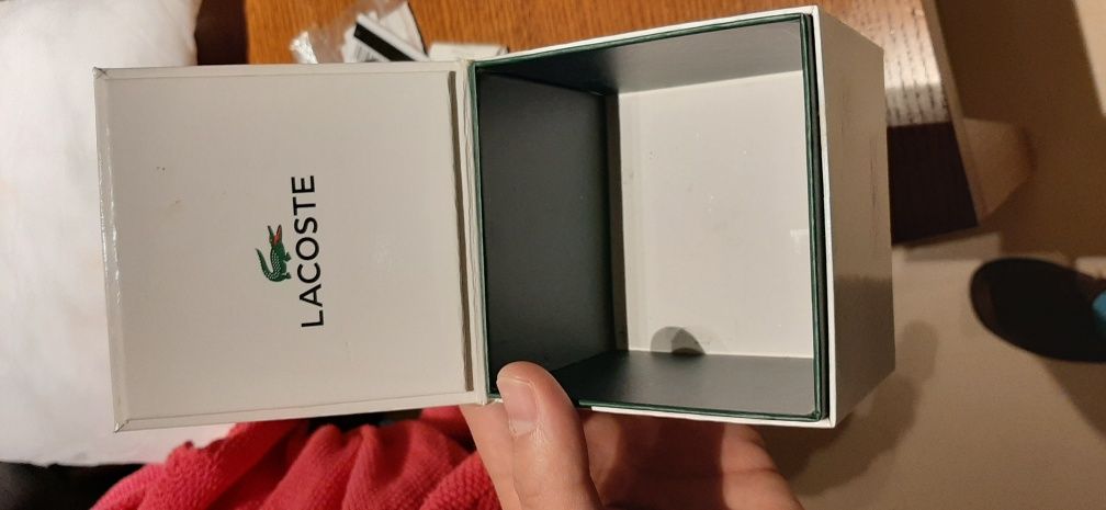 Używany zegarek Lacoste nowy Pasek! Pudełko gratis! Możliwość wysyłki