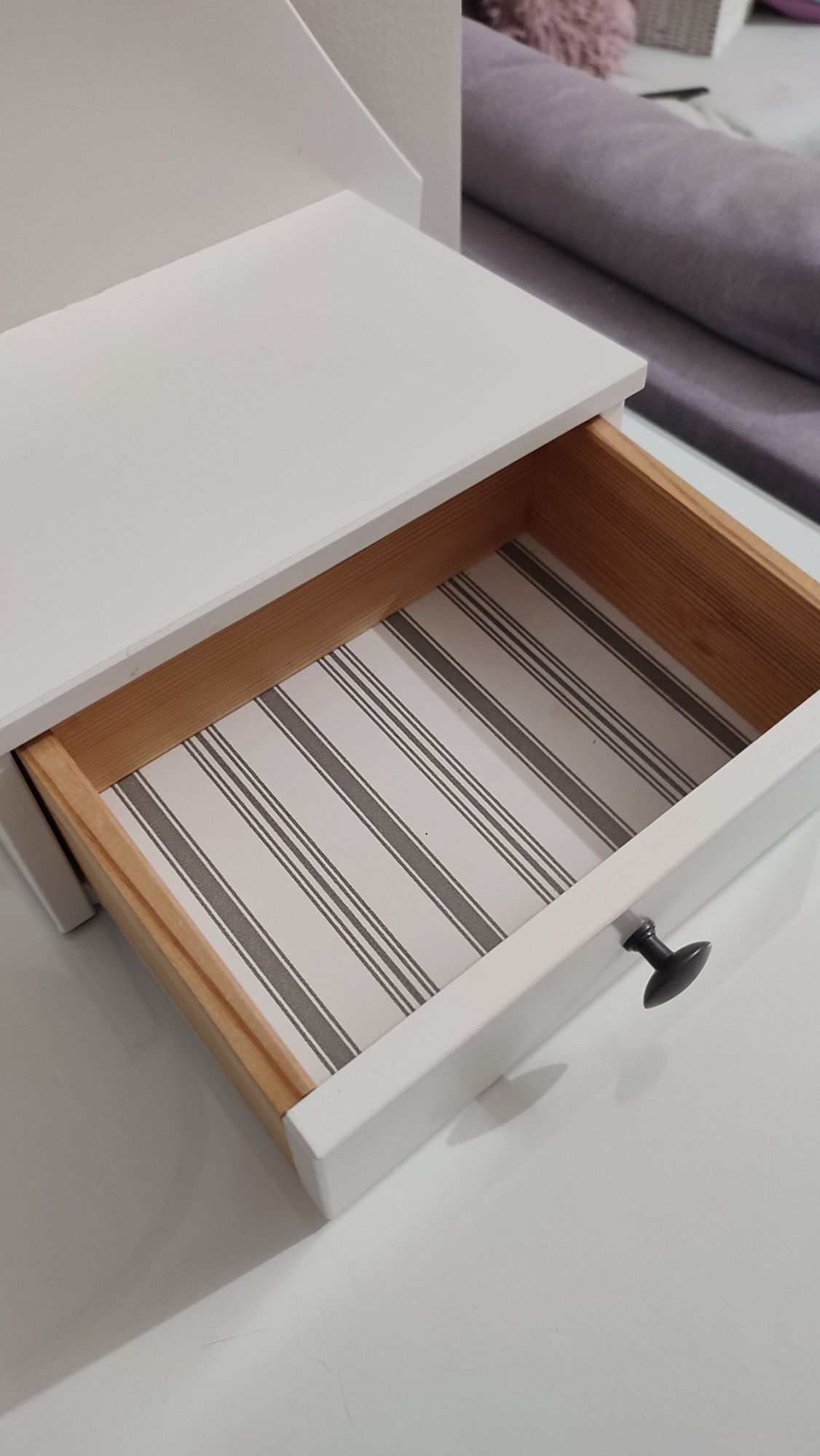 Toaletka biała Ikea Hemnes