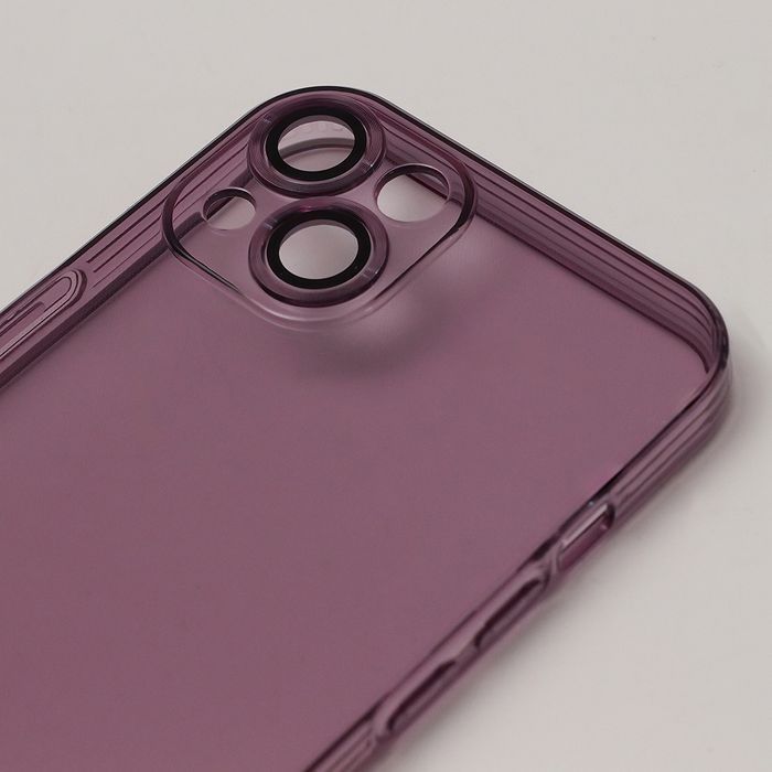 Nakładka Slim Color dla iPhone X / XS - Ochronna Etui TPU, Śliwkowy