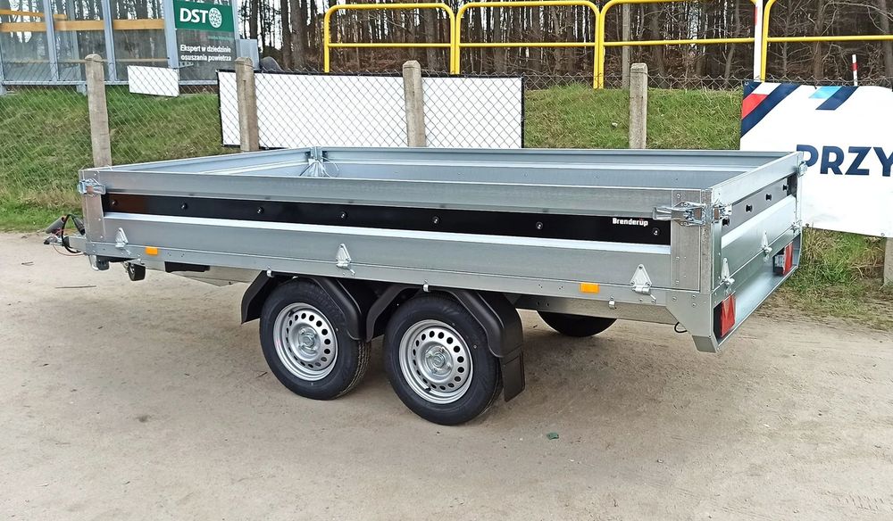 Brenderup PRZYCZEPA 4310 STB 2000KG 309x169x35 cm  Transporter koła pod spodem, szeroka burty demontowalne, duży wybór