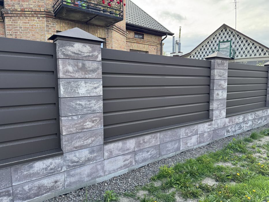 Блоки модульні!!! Блоки та цегла для огорожі, паркану, забору