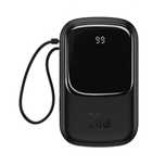 Baseus powerbank 20000mAh 20W QC/PD/SCP/FCP z kablem Lightning czarny