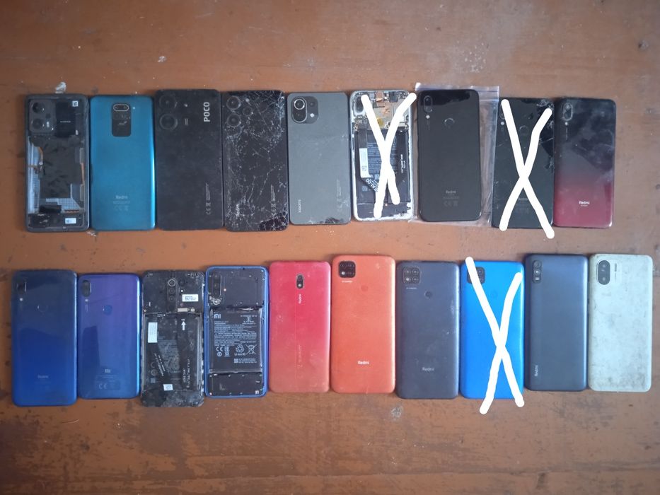 Лот Xiaomi Poco x4 gt , Redmi Note 9 , poco c65 , redmi not 12  mi 11