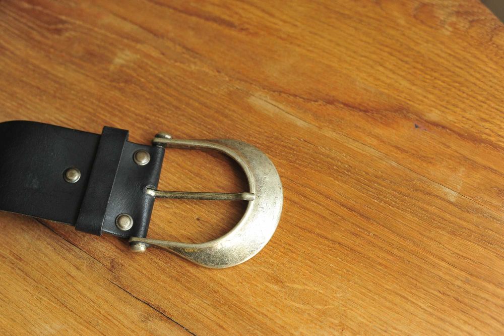 Ремінь широкий вінтажний для Санта Клауса чи середньовічного костюму