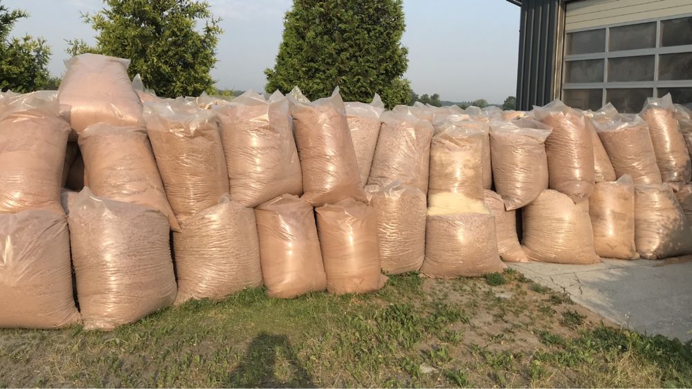 Trocina sucha pakowana dobra na pelet DOWÓZ