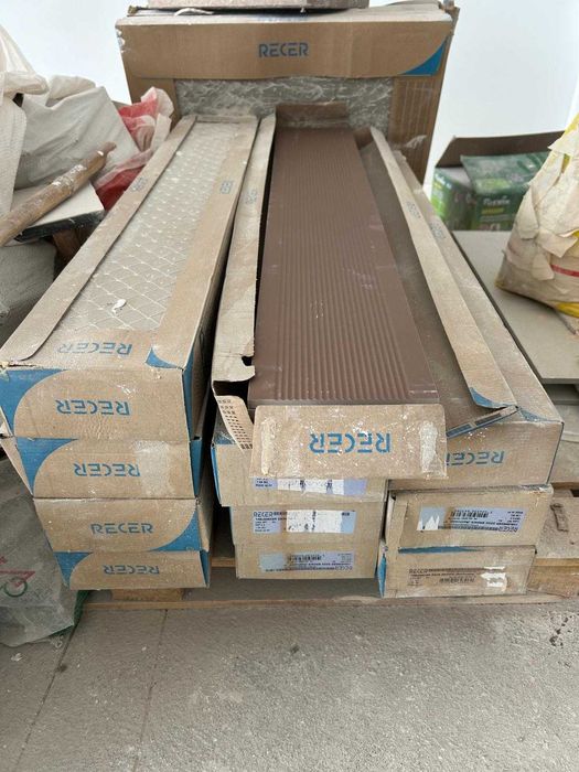 Pavimento Cerâmico RECER Deck Castanho 15x90cm