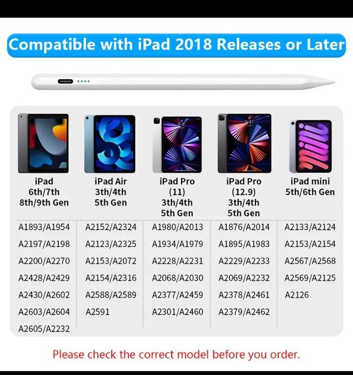 Canetas ipad se 2018 a 2023