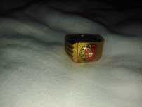Anel Portugal acho que banhado a ouro