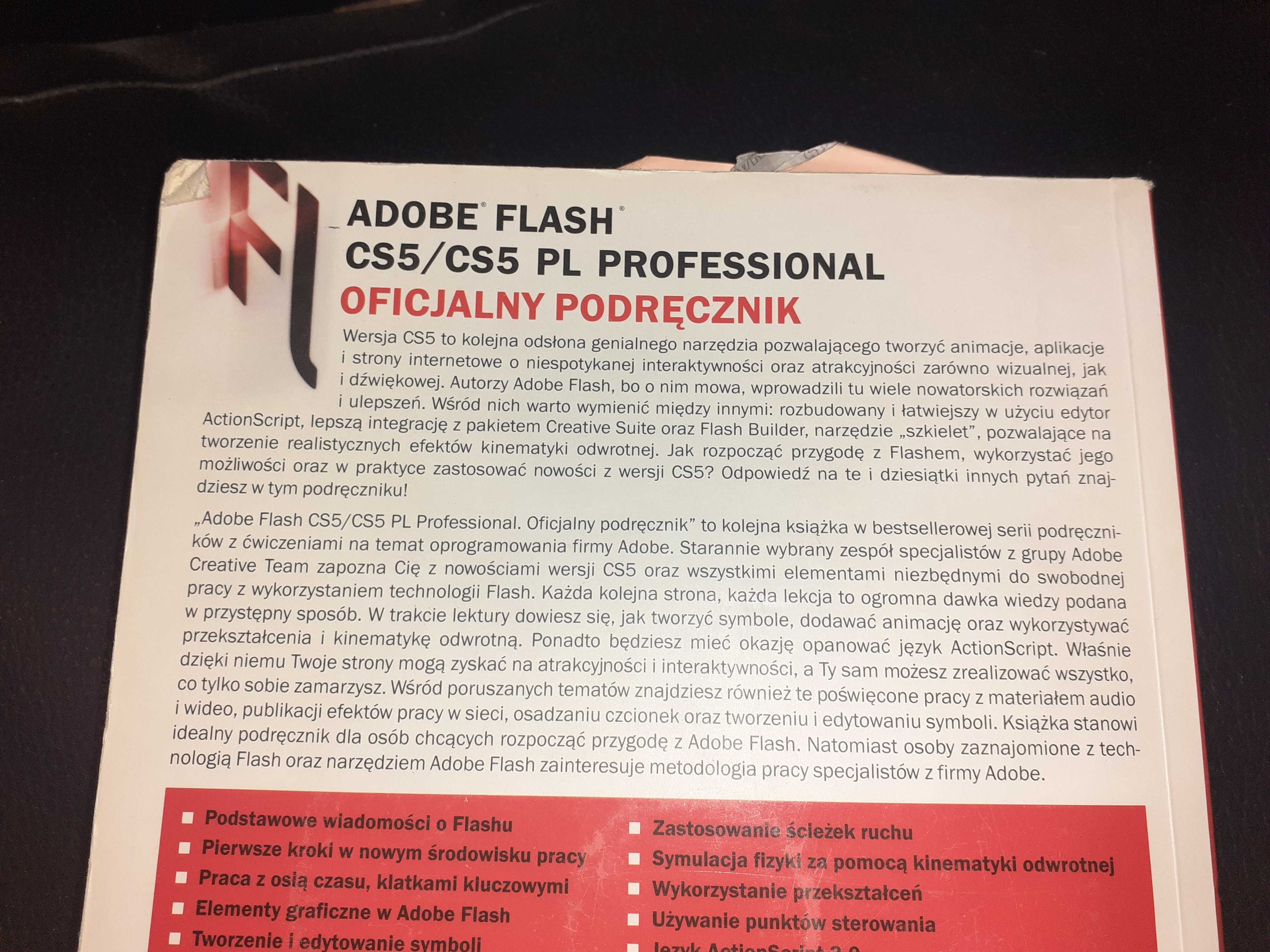 Adobe Flash CS5 Professhional - oficjalny podręcznik PL + Płyta CD!