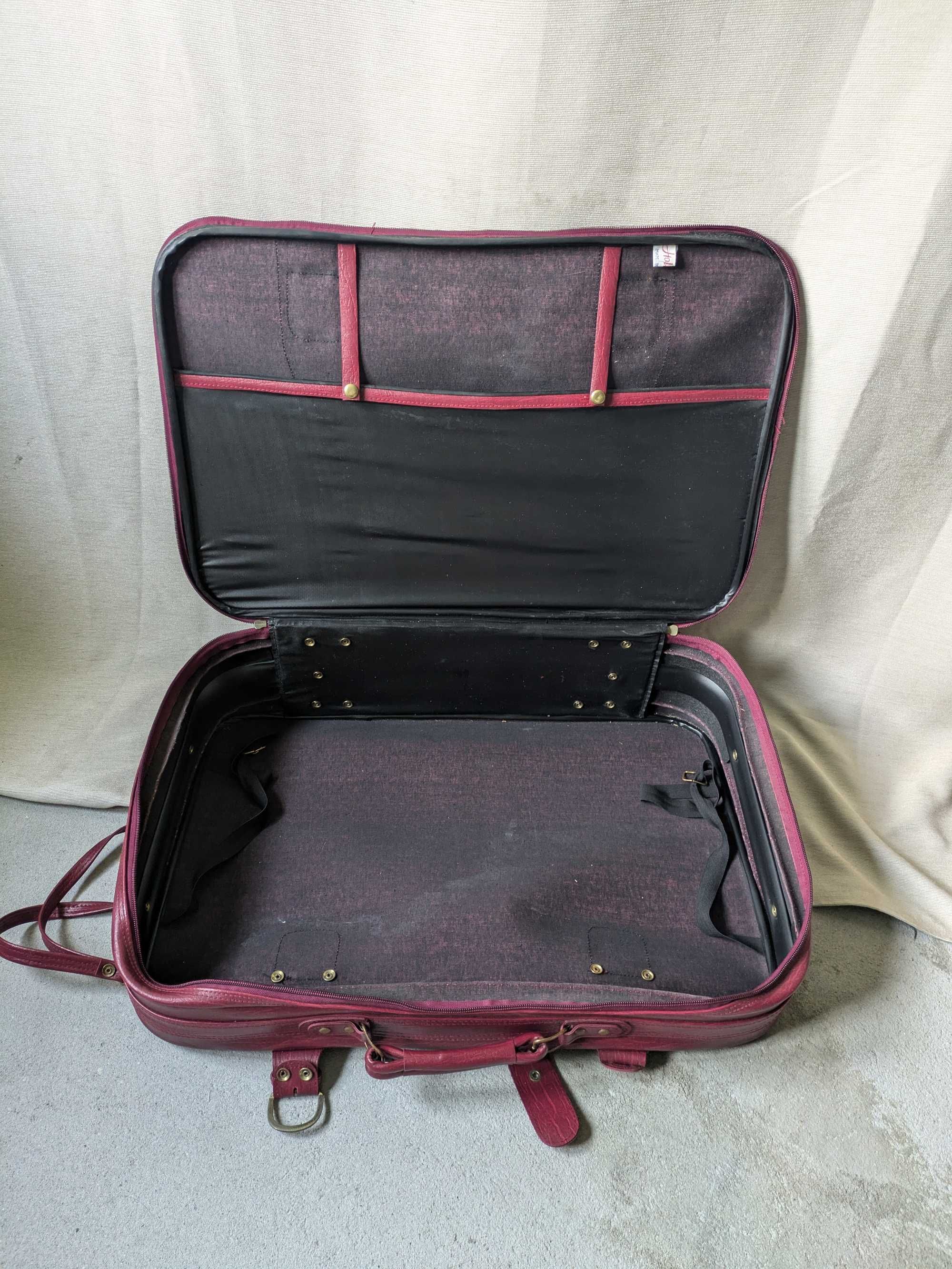 Vintage Rodelle Mala de Viagem c/ Rodas Vermelha