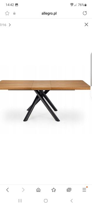 Stół halmar 160-200x90x75