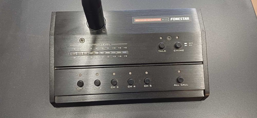 Vende‑se conjunto Fonestar MPZ‑5125 + microfone Fonestar M‑512