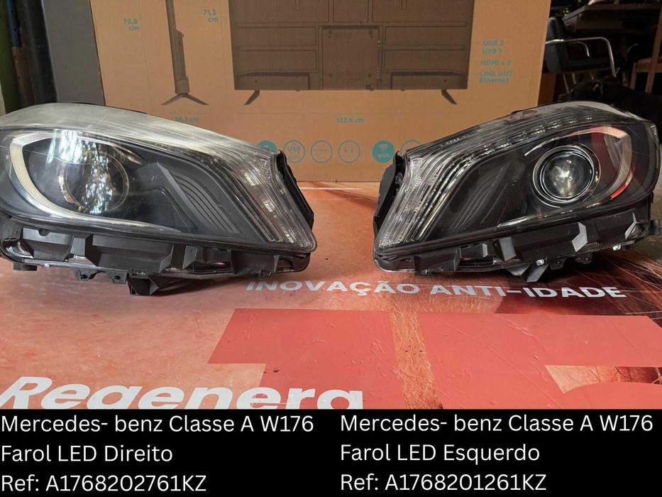 Farol LED Mercedes-Benz Classe A W176 lado esquerdo/direito A176820