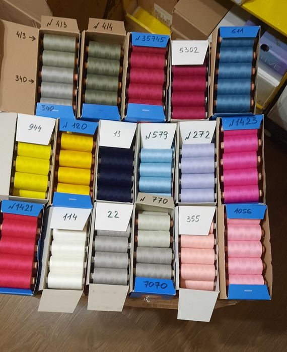 Гутерманн,Gutermann ,швейні нитки 120, Аманн,Коатс