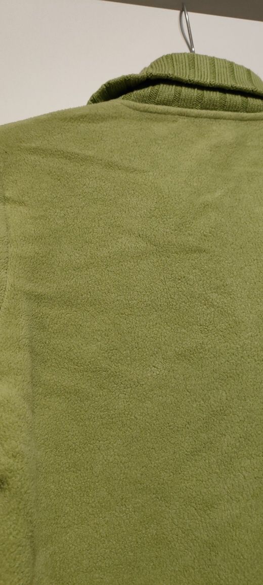 Bluza polarowa/polar  zielony damski Rozm 38 bawełna 50% Marka Street