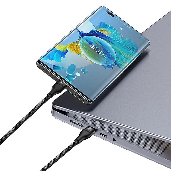 Baseus Flash Series Ⅱ kabel do szybkiego ładowania 2w1 USB-C - 2xUSB-C