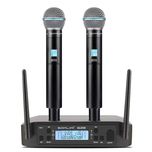 Microfones sem fio profissionais UHF novos e colunas potentes ativas