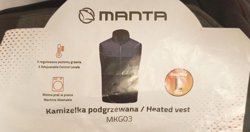 Kamizelka podgrzewana Manta rozmiar L