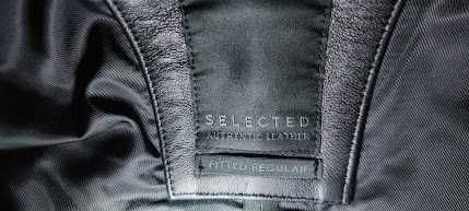 SELECTED чоловіча шкіряна куртка з натуральної овечої шкіри