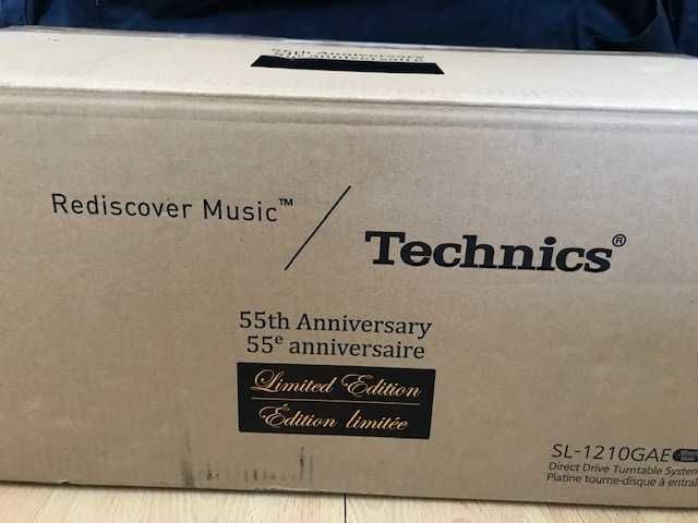 Gira discos Technics SL 1210 GAE (55th Anniversary Limited Edition)