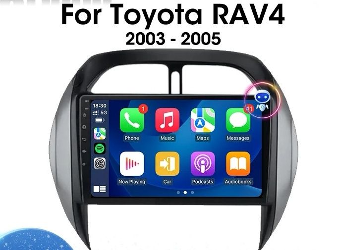 Штатная магнитола Toyota RAV4, CAMRY,COROLA  с 2002-2024 на ANDROID 13