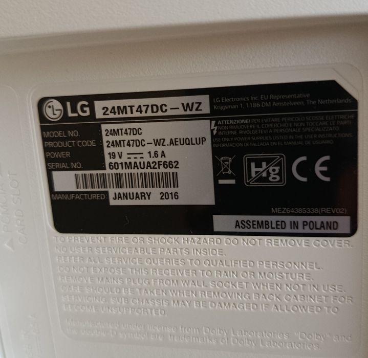 Televisão LG 24 polegadas