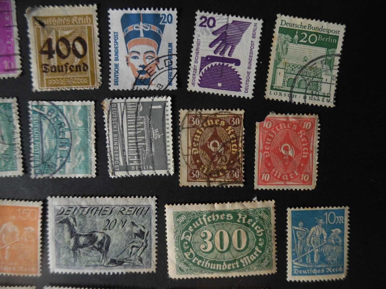 Selos Alemanha- Lote de selos antigos novos/usados 2ª Escolha