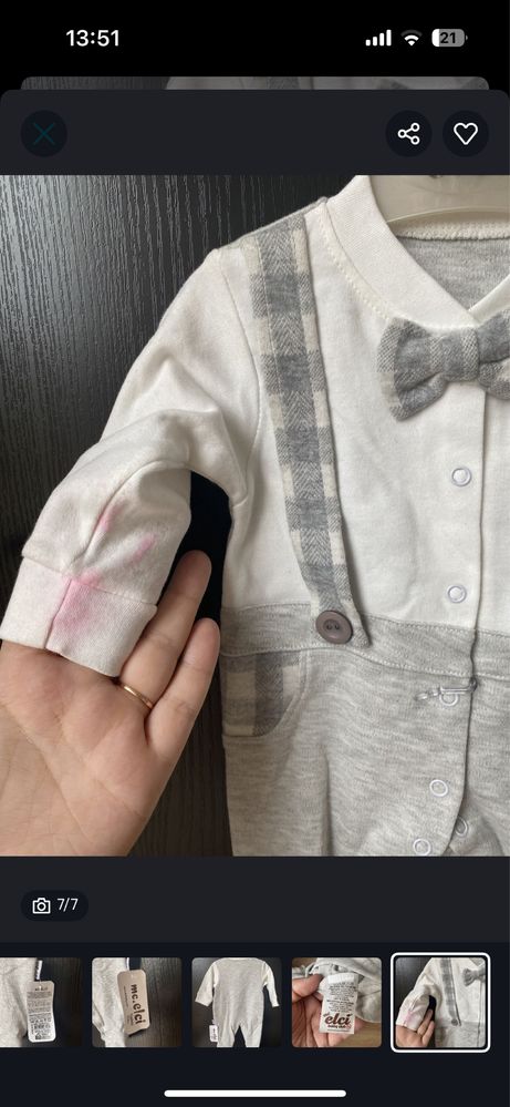 Zestaw komplet na chrzest ślub wesele elegancki garnitur