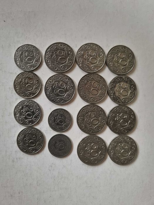 Zestaw starych monet 1923