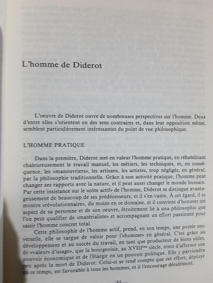 Colóquio sobre Diderot / Diderot et sa Morale