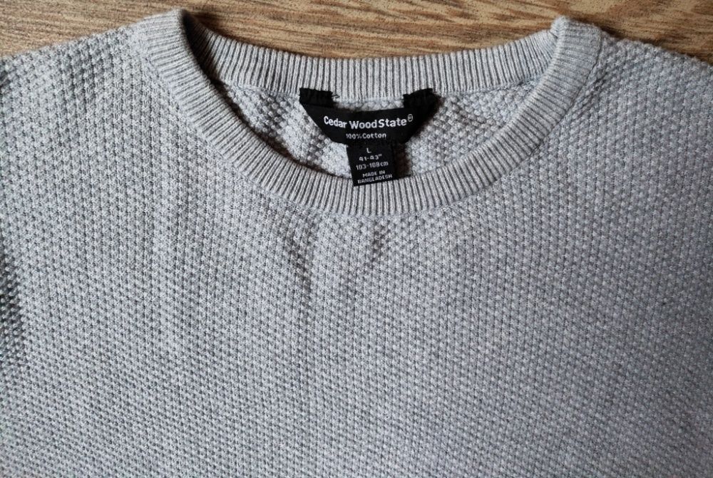 Мужской джемпер Cedarwood State L серый