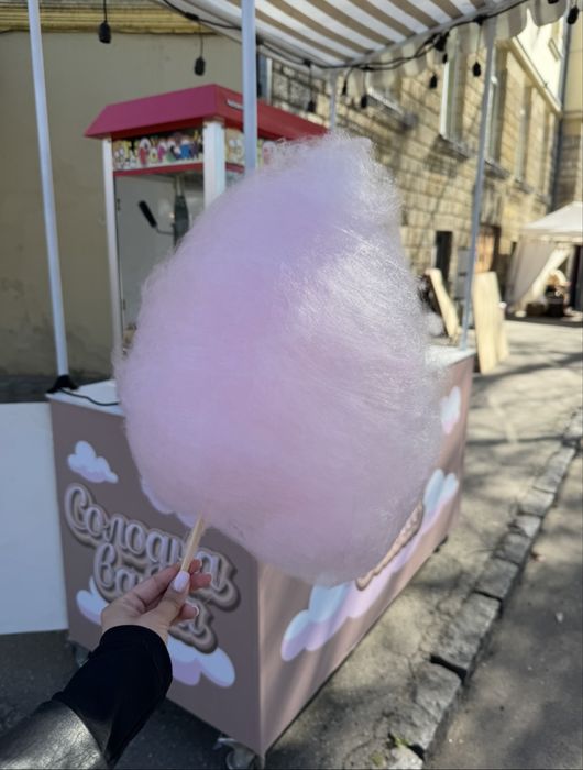 Солодка вата та попкорн