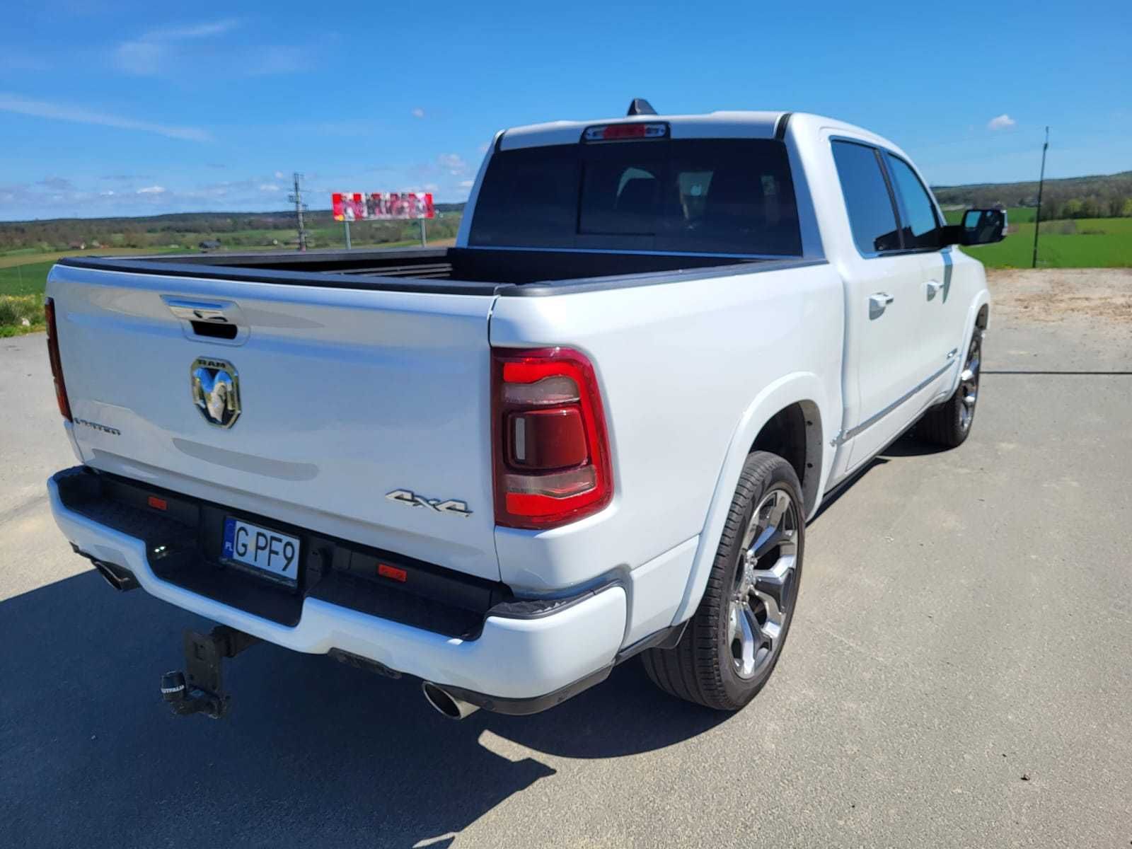 Ram1500Biały5,7Hemi,rok 2021,przebieg 44tys.Zarejestrowany, Gaz