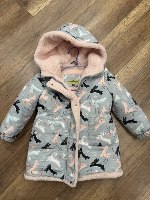 Зимова куртка, шубка для дівчинки, зимова парка