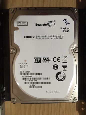 Жесткий диск Seagate 1ТБ 2.5'' 5400об/м 16МБ SATA (ST1000LM010) полнос
