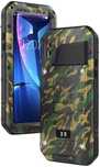 Beeasy iPhone XR etui wodoodporne pancerne metalowa obudowa moro 360