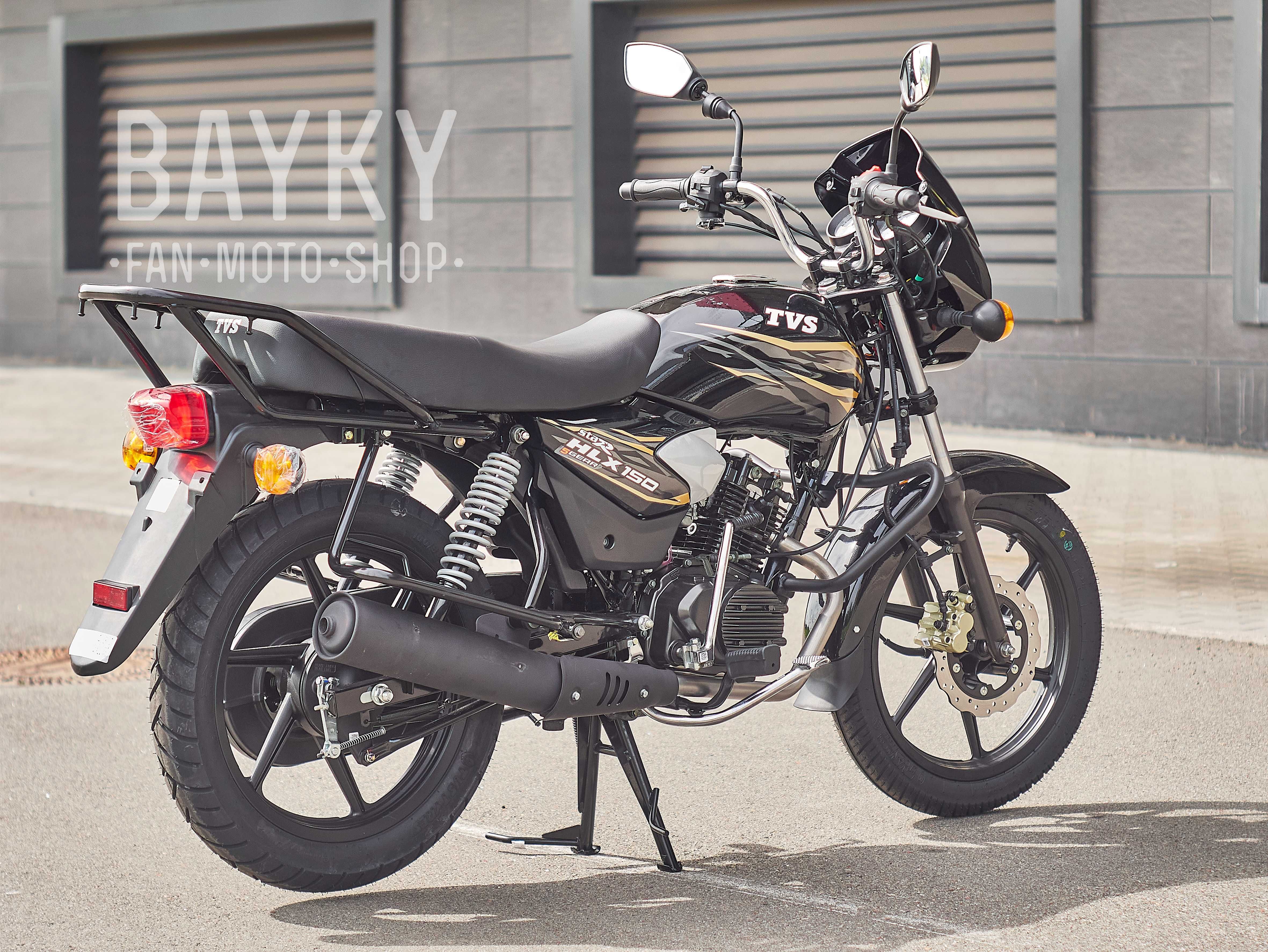 Мотоцикл TVS Apache RTR 180 чорний Індія не Bajaj Pulsar