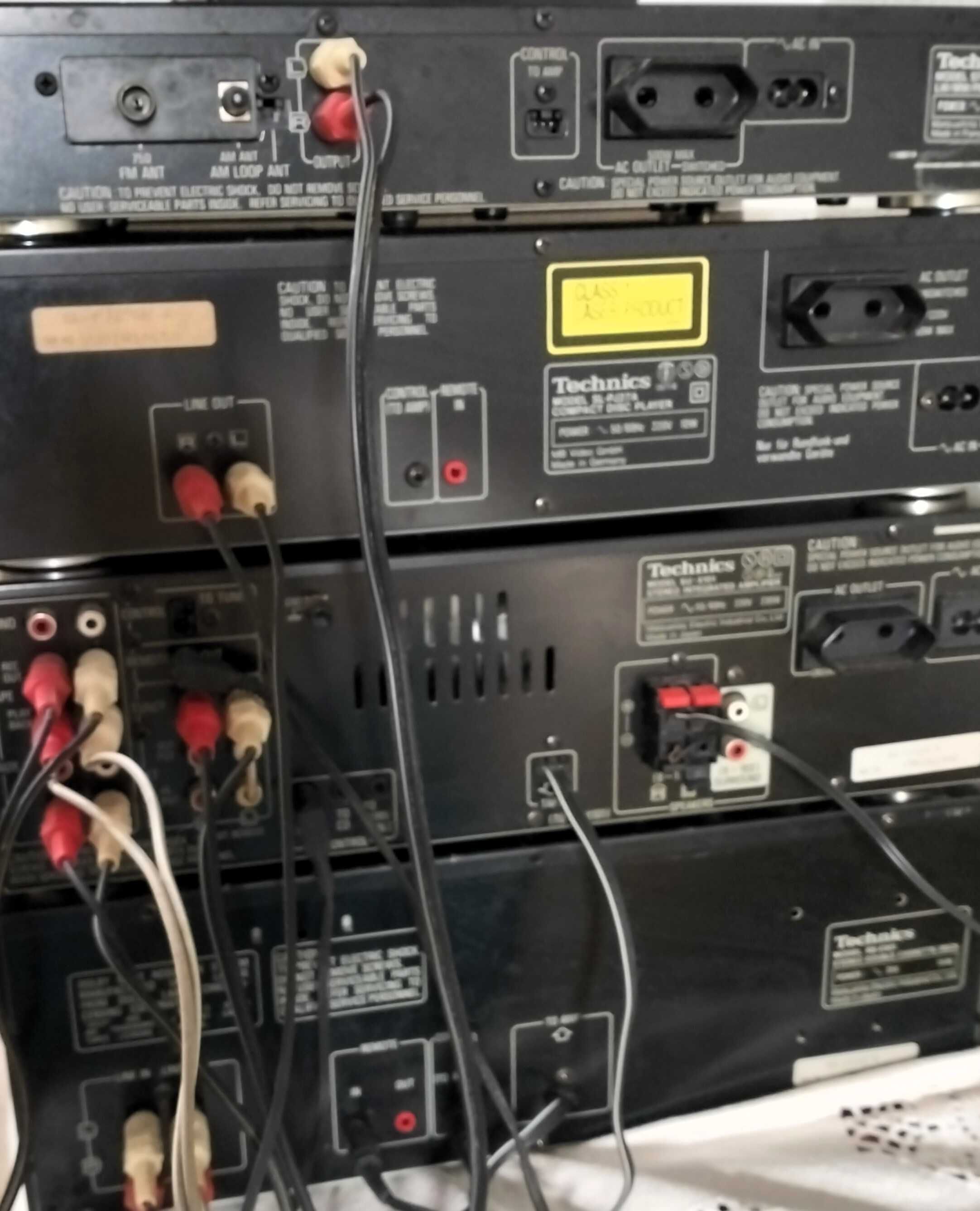 Sistema de som Technics