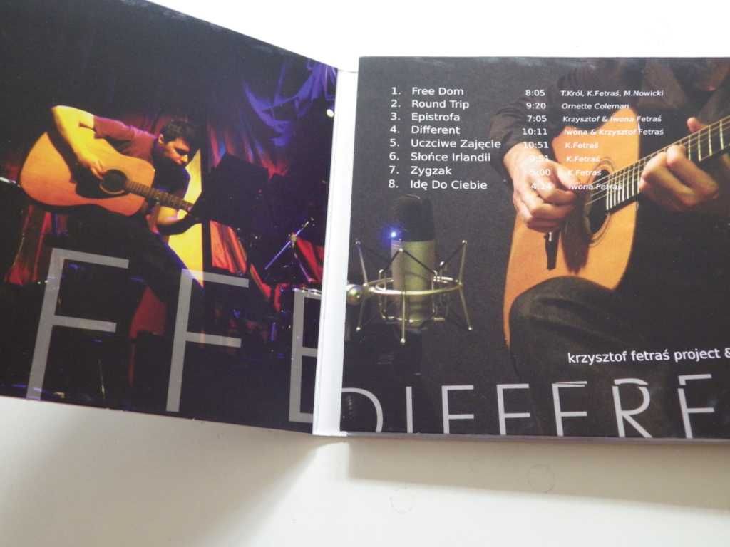 CD: Different Guitar - Krzysztof Fetraś Project, Tomasz Król