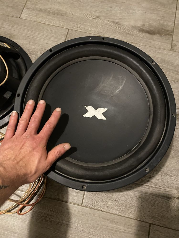 Glosnik bassowy 1200rms! Excursion SXR-15D2 komplet db drag Okazja!