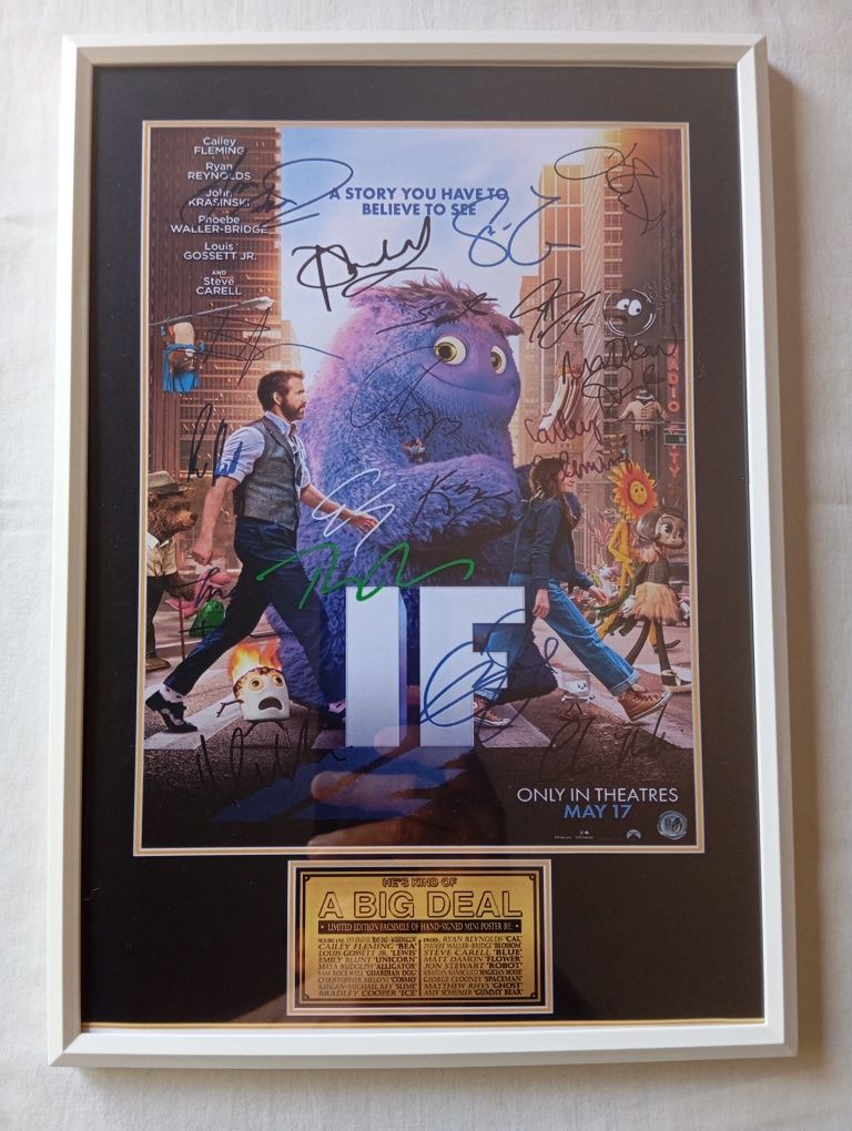 Moldura Filme If com Autógrafos (A4)