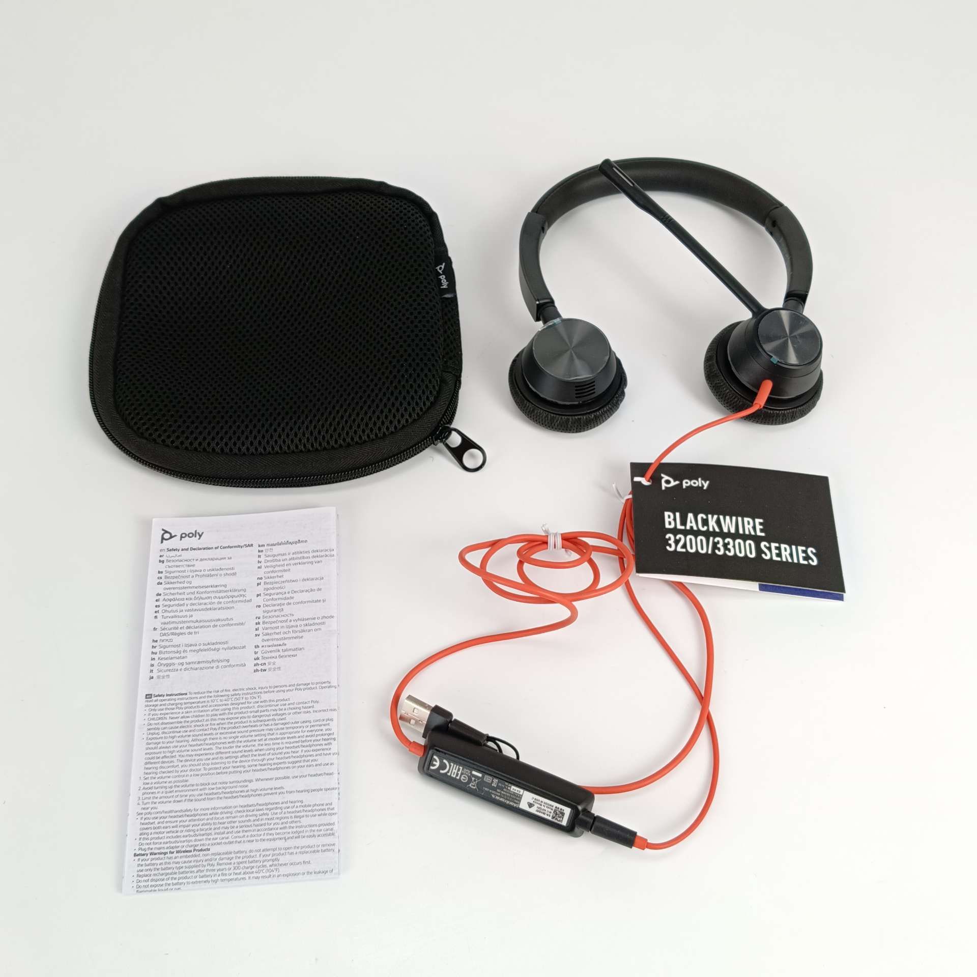 Słuchawki Nauszne Przewodowe Poly Plantronics Blackwire 5220