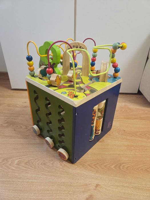 Бізікуб Battat Зоо-куб дерев'яний