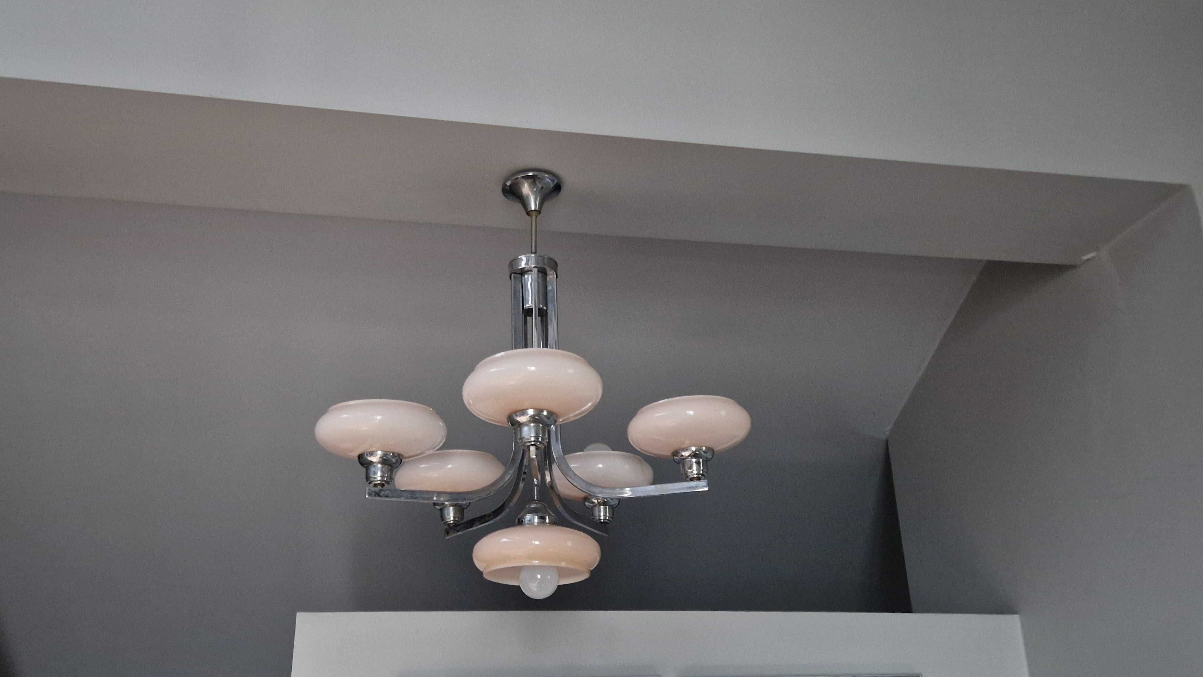 Lampa retro _ chrom