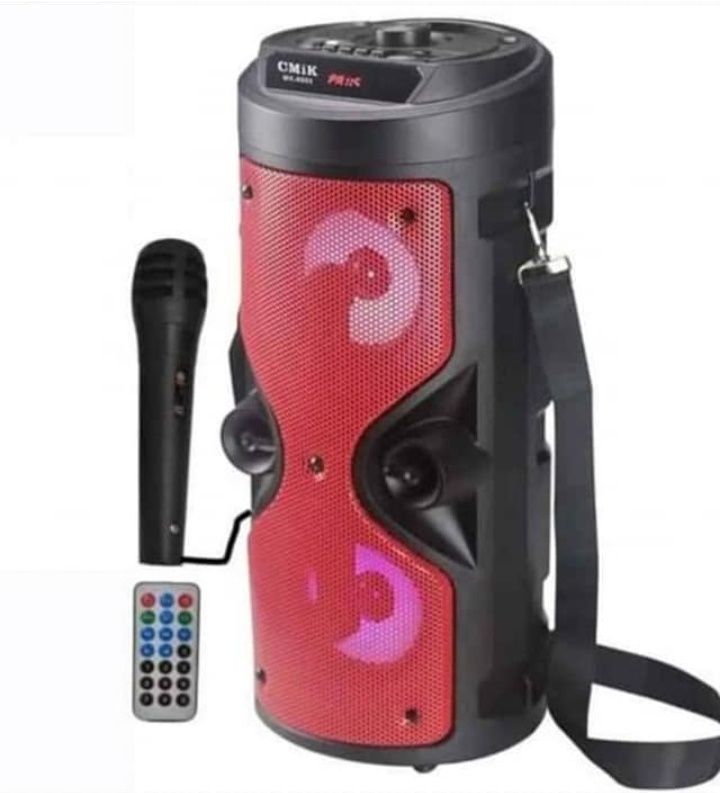 Coluna de som Karaoke Portátil super potente com Bluetooth e comando N