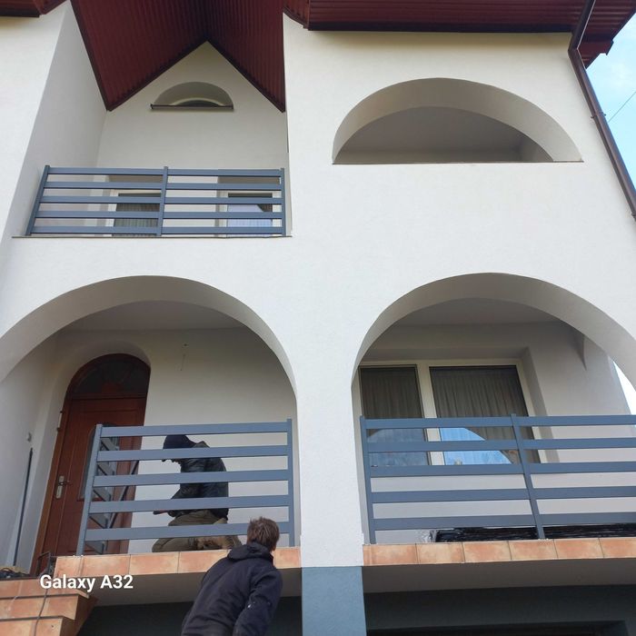Balustrada balkonowa balustrady aluminiowe Barierki stali nierdzewnej